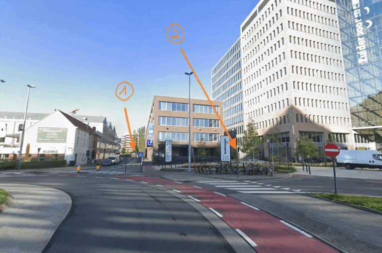 Audinc location Route description Ghent (2)